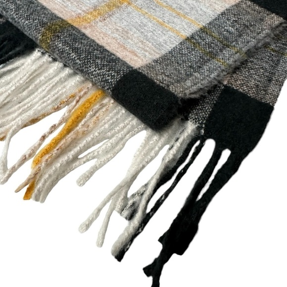 Sensation Cachemire Oversized Autumn Scarf Wrap with Fringe - Picture 5 of 7